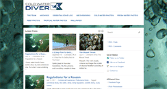 Desktop Screenshot of coldwaterdiver.net